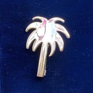 BEST Silver Palm Tree Brooch